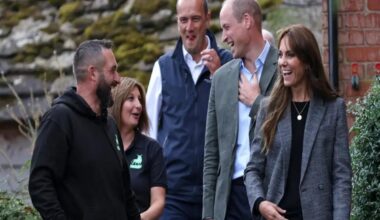The Prince and Princess of Wales visited charity We Are Farming Minds. <i>(Image: Cameron Smith/PA)</i>