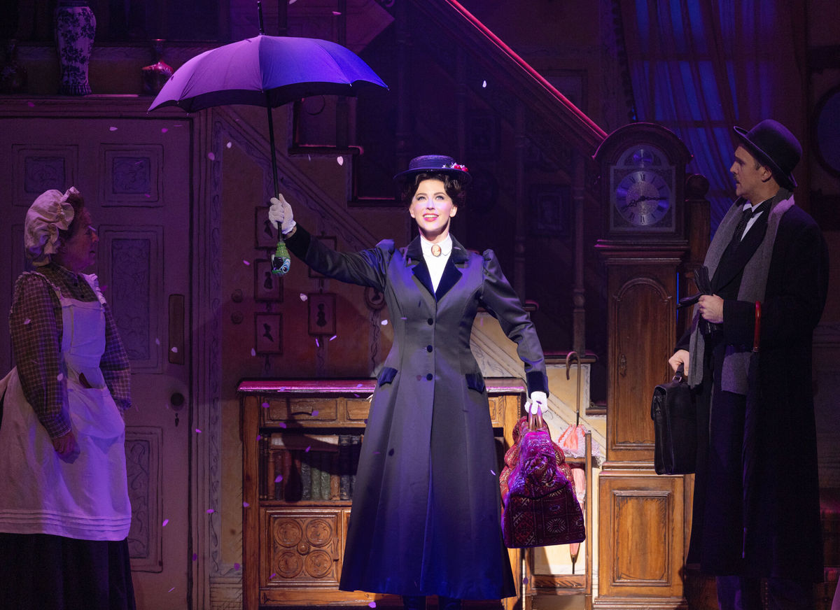 Stefanie Jones as "Mary Poppins."