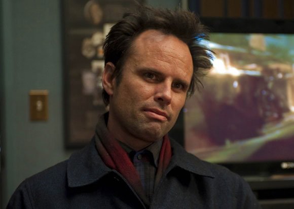 Television Programme: Justified with Walton Goggins as Boyd Crowder.