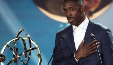 Dembele voted player of the year in France