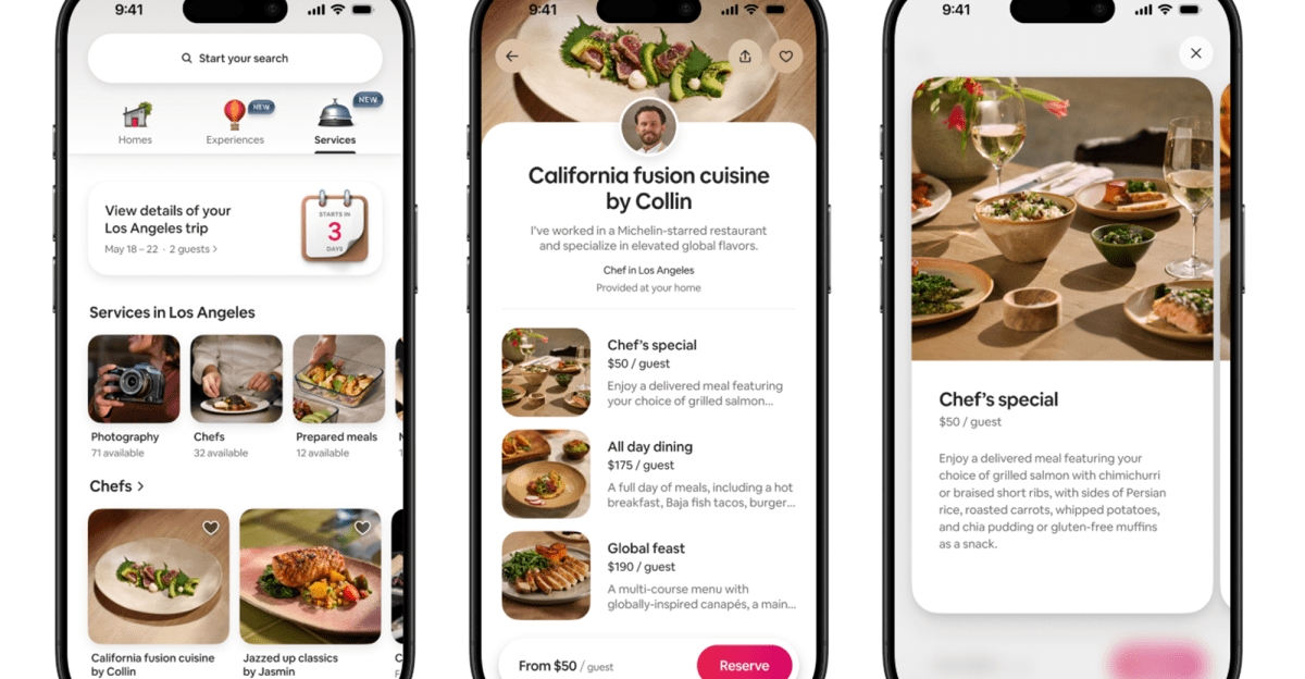 Airbnb’s new app has all of your vacation extras in one place