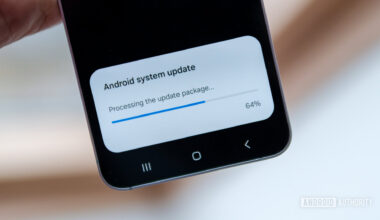 Android System Update installing