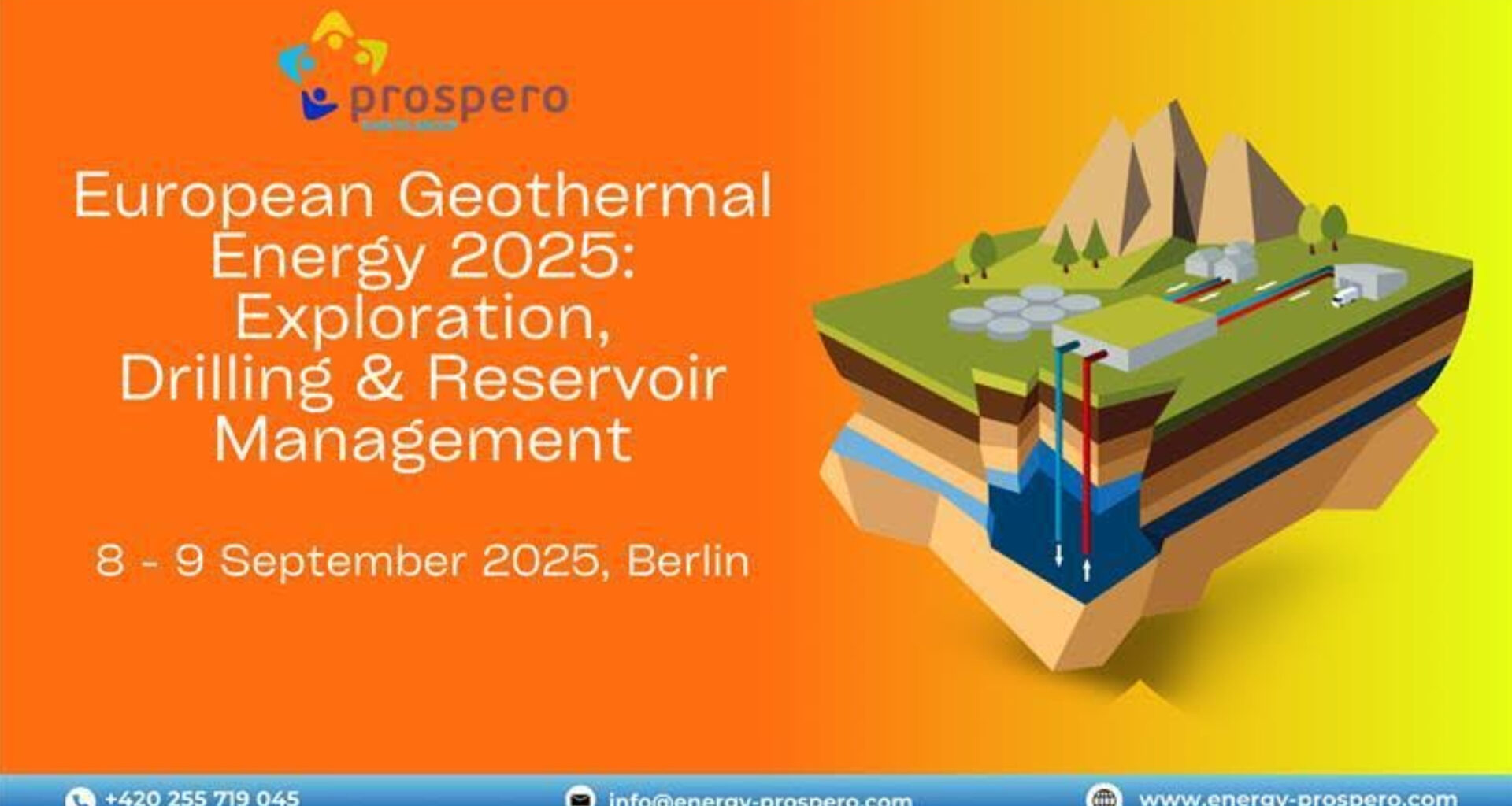 Registration open – European Geothermal Energy 2025; Berlin, Germany; 8-9 September