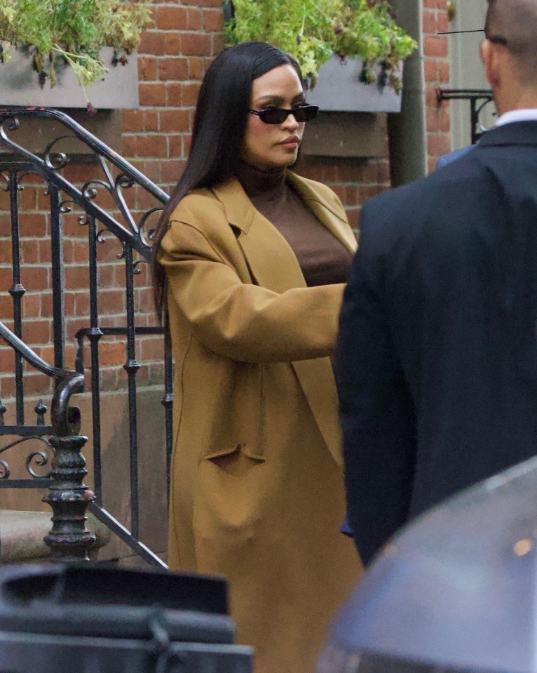 Cassie Ventura arriving at court to testify against Sean "Diddy" Combs.