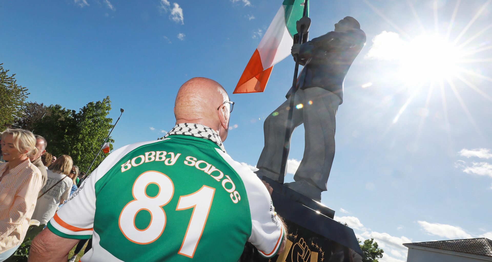 Bobby Sands statue unveiled in Twinbrook