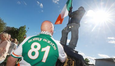 Bobby Sands statue unveiled in Twinbrook