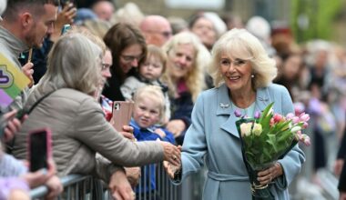 Queen Camilla wears a personal favourite brooch as she joins King Charles in Bradford