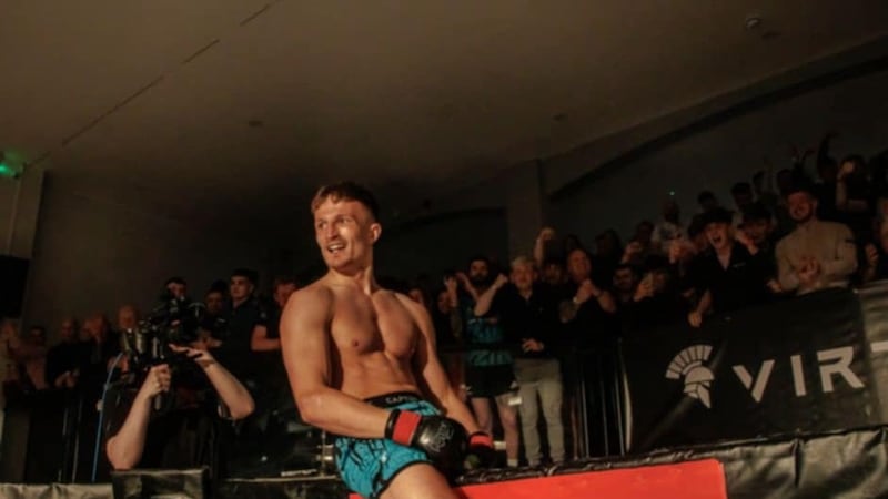 Damien McKenna hails ‘unbelievable’ atmosphere at Healy Park after securing his third pro victory at Virtus 4