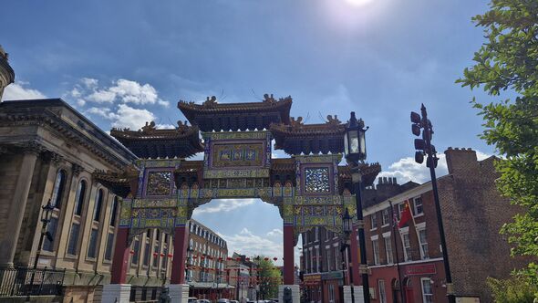 China town Imperial Arch Liverpool