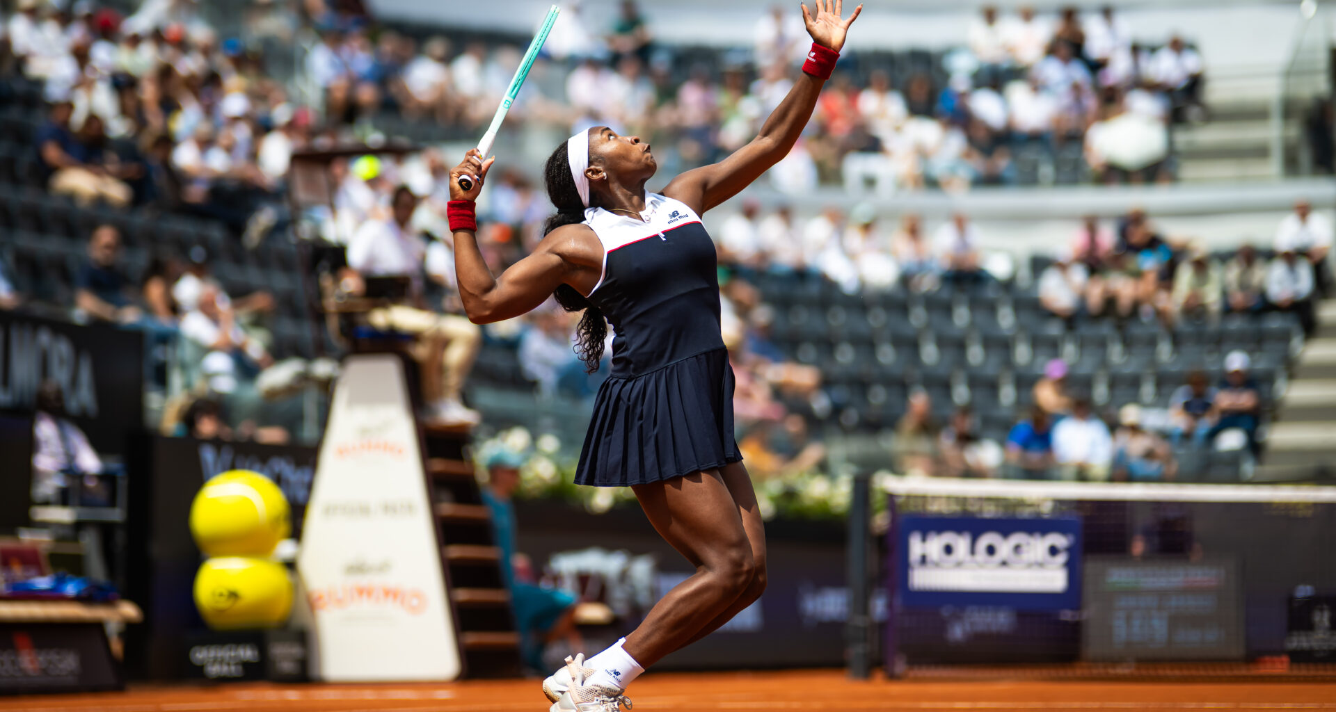 Gauff edges Andreeva in tense finish to return to the Rome semifinals
