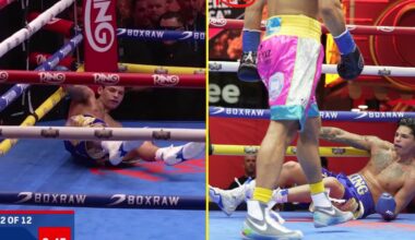 Ryan Garcia dropped by Rolly Romero in shock defeat to spoil Devin Haney rematch plans