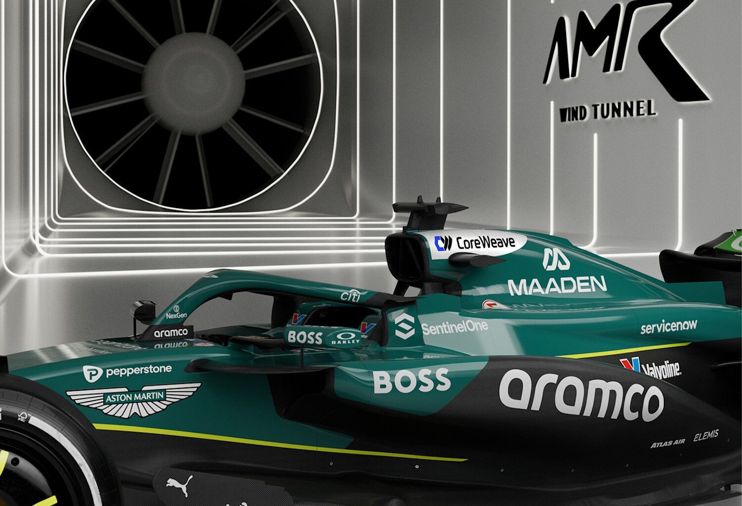 Aston Martin Aramco announces CoreWeave as Official AI Cloud Computing Partner