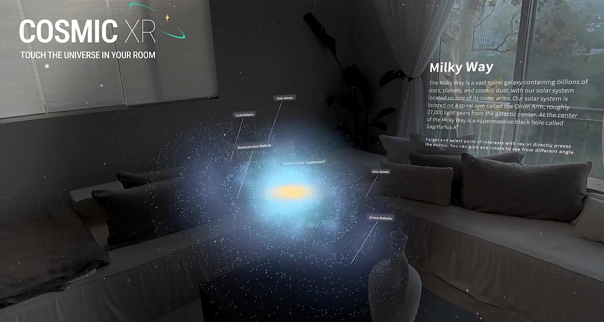 Cosmic XR brings the beauty of space into your living room