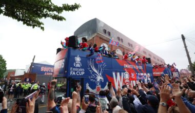 'Let's do it again': Steve Parish issues rallying cry as Crystal Palace parade FA Cup at Selhurst Park