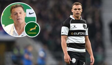 Springboks playmaker Curwin Bosch lined up to face Rassie Erasmus' side : Planet Rugby