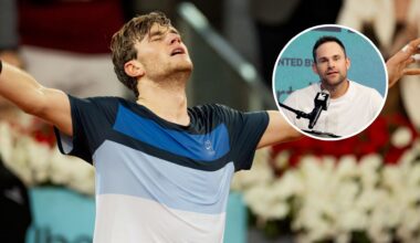 Andy Roddick says whether he thinks Jack Draper is actually the best tennis player in the world right now
