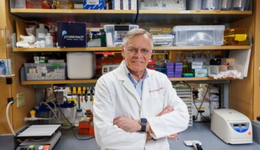 Jim Wilson CEO, in lab, GEMMA Biotherapeutics in Philadelphia.