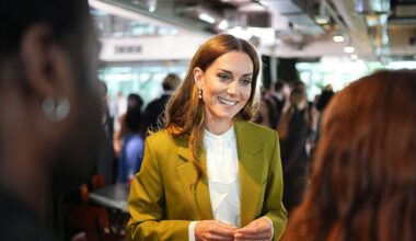 Kate Middleton pays homage to Queen Elizabeth II with one subtle outfit detail as she presents an award in the late monarch's honour