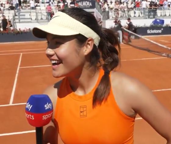 The Brit was told she will face Gauff live on court after her win on Sunday