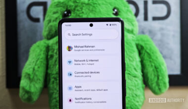 Expressive Settings homepage in Android 16 Beta 4