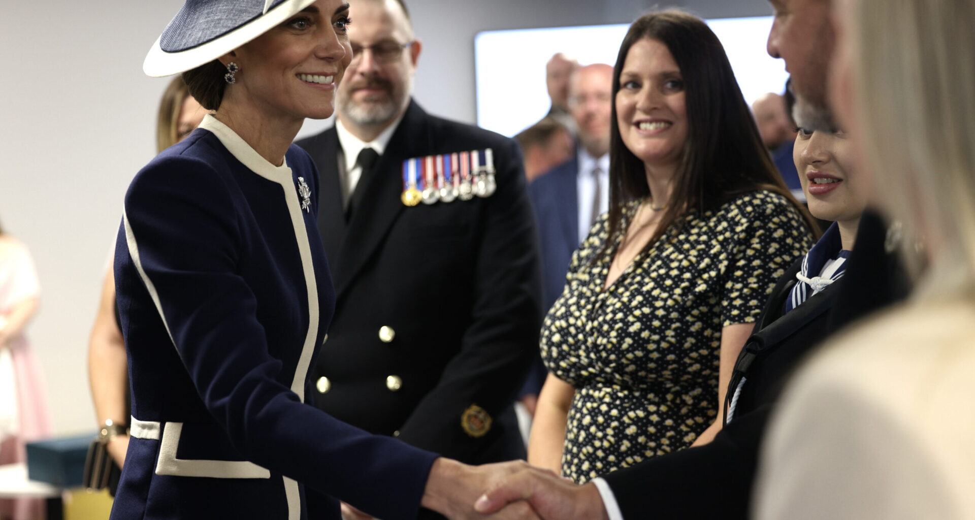 The Duchess of Rothesay says it's a "proud moment for Glasgow" as she names the HMS Glasgow