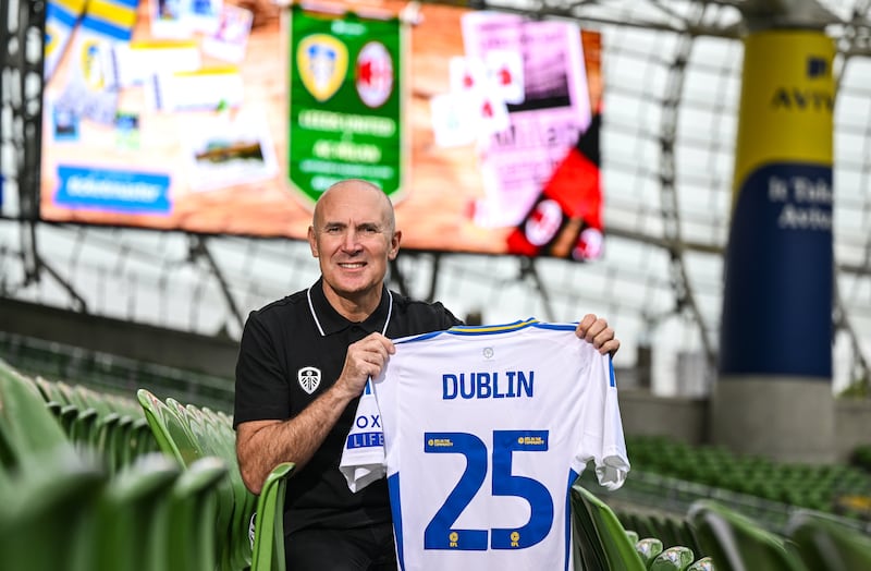 Tony Dorigo spent six seasons playing for Leeds and now works as an ambassador for the club. Photo by Shauna Clinton/Sportsfile