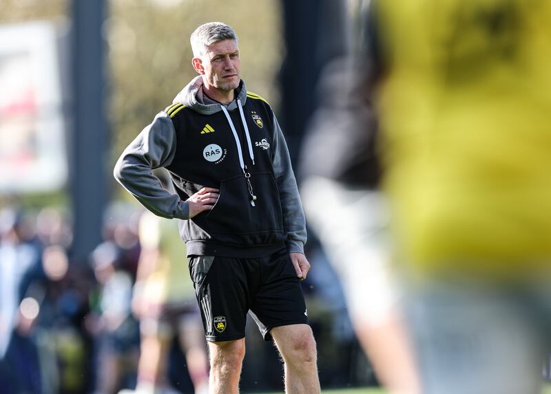 Stade Rochelais' head coach Ronan O'Gara before the Champions Cup match between La Rochelle and Munster. Photograph: Billy Stickland/Inpho