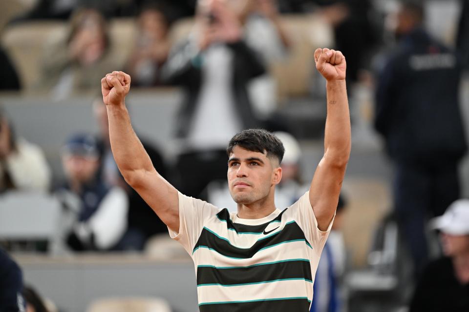 The 22-year-old is through to the third round