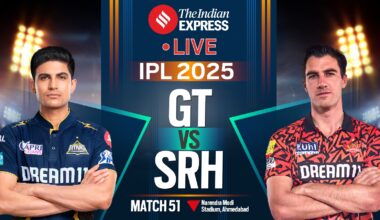 IPL 2025, GT vs SRH Live Cricket Score: Gujarat Titans host Sunrisers Hyderabad.