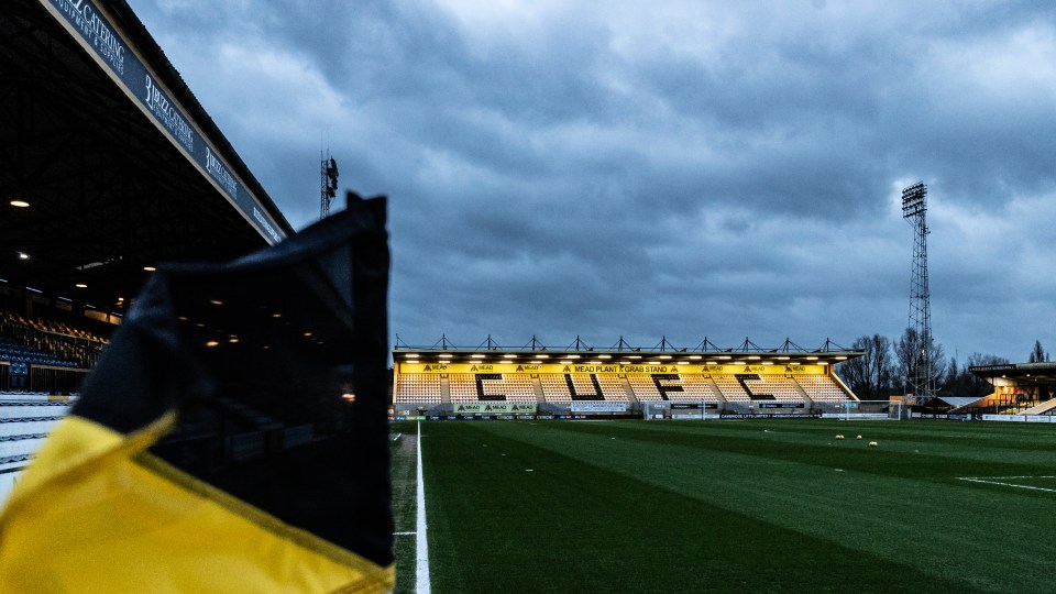 CAMBRIDGE, ENGLAND - FEBRUARY 6:A general view of the Abbey stadium during the Sky Bet League One match between Cambridge United and Bolton Wanderers at Abbey Stadium on February 6, 2024 in Cambridge, England. (Photo by Andrew Kearns - CameraSport via Getty Images)