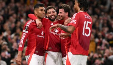 How Manchester United rank in Europa League this season, most goals and highest rating