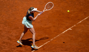 With fearless hitting, Collins knocks out defending champ Iga Swiatek in Rome
