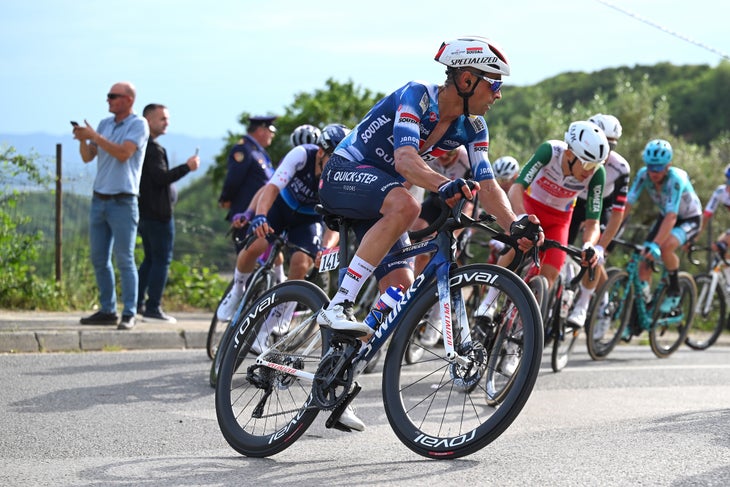 TIRANA, ALBANIA - MAY 09: Mikel Landa of Spain and Team Soudal Quick-Step competes during the 108th Giro d'Italia 2025, Stage 1 a 160km stage from Durres to Tirana / #UCIWT / on May 09, 2025 in Tirana, Albania. (Photo by Tim de Waele/Getty Images)
