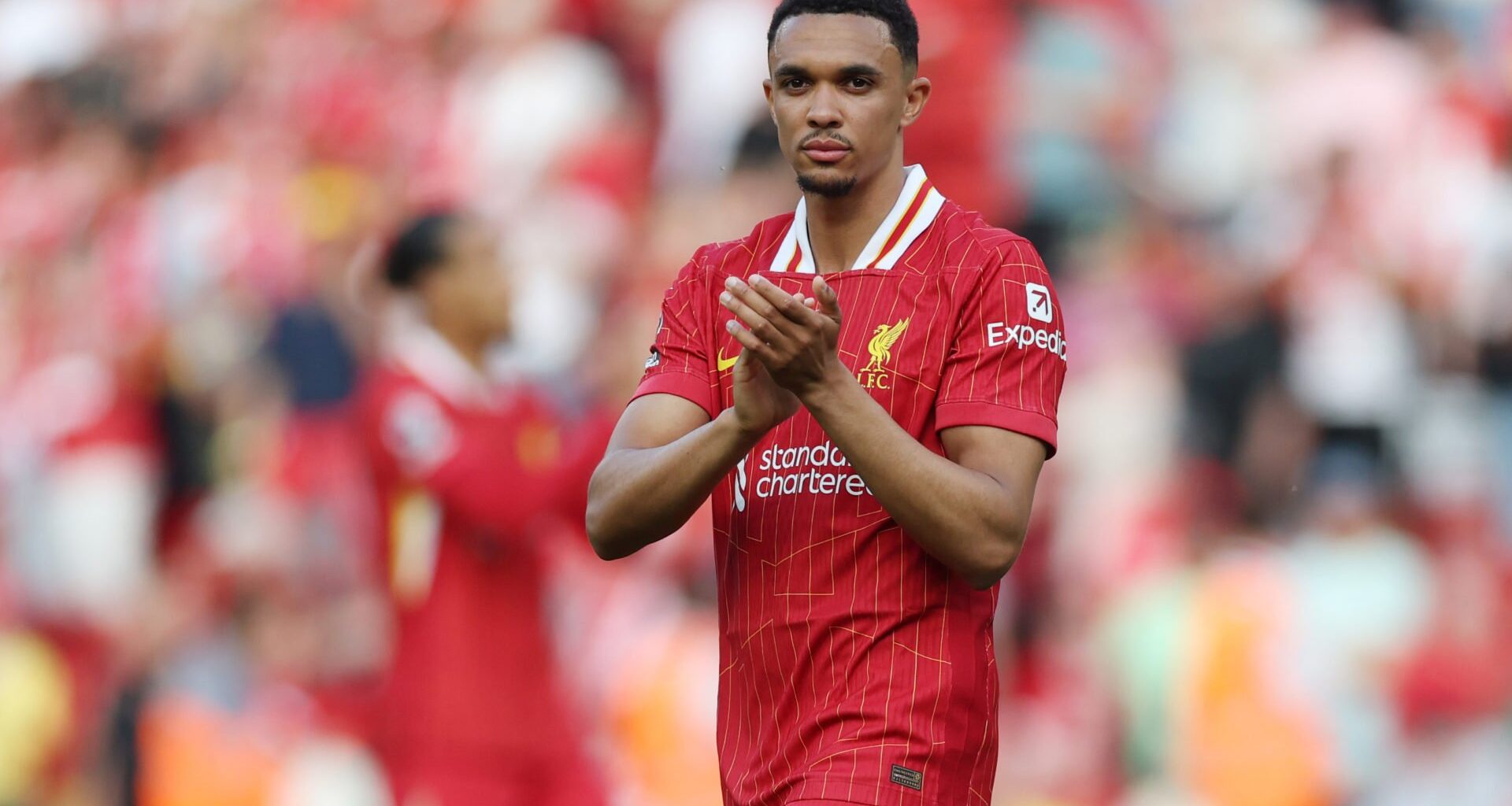 Cody Gakpo and Dominik Szoboszlai react badly to Liverpool fans after boos for Trent Alexander-Arnold at Anfield