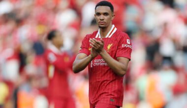 Cody Gakpo and Dominik Szoboszlai react badly to Liverpool fans after boos for Trent Alexander-Arnold at Anfield