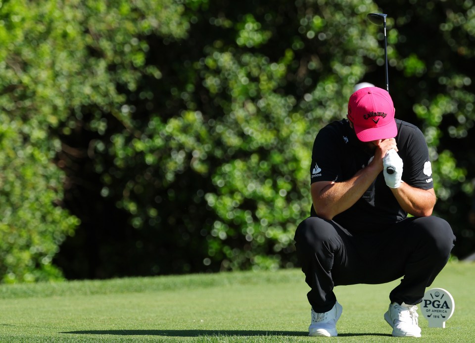 It was a late collapse by Rahm after being on the verge of overturning a 5 shot deficit