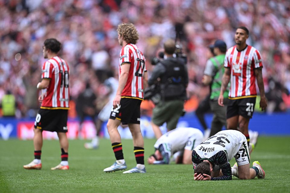 It was devastation for Sheffield United at Wembley