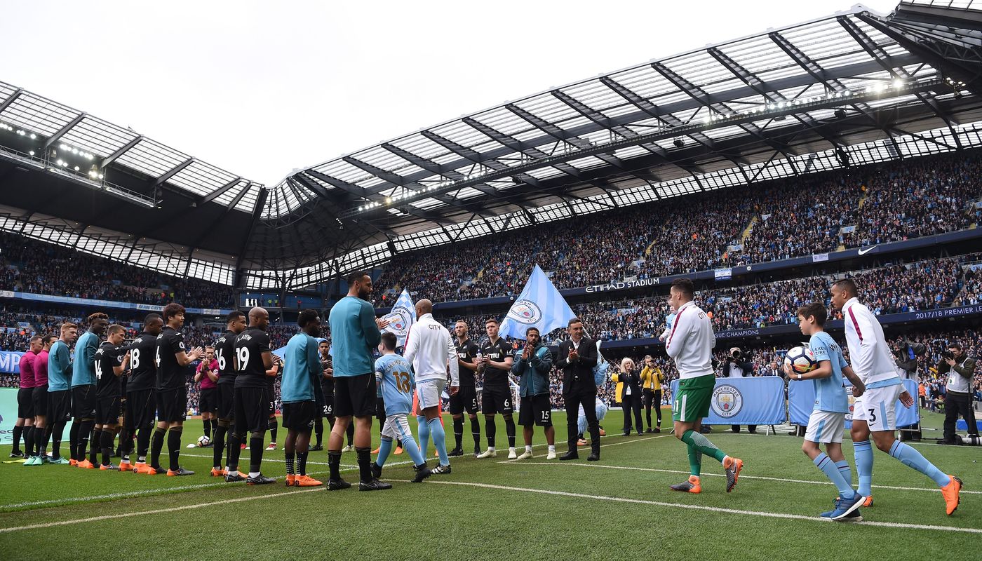 2017/18:  Swansea were one of four teams to give Man City a guard of honour