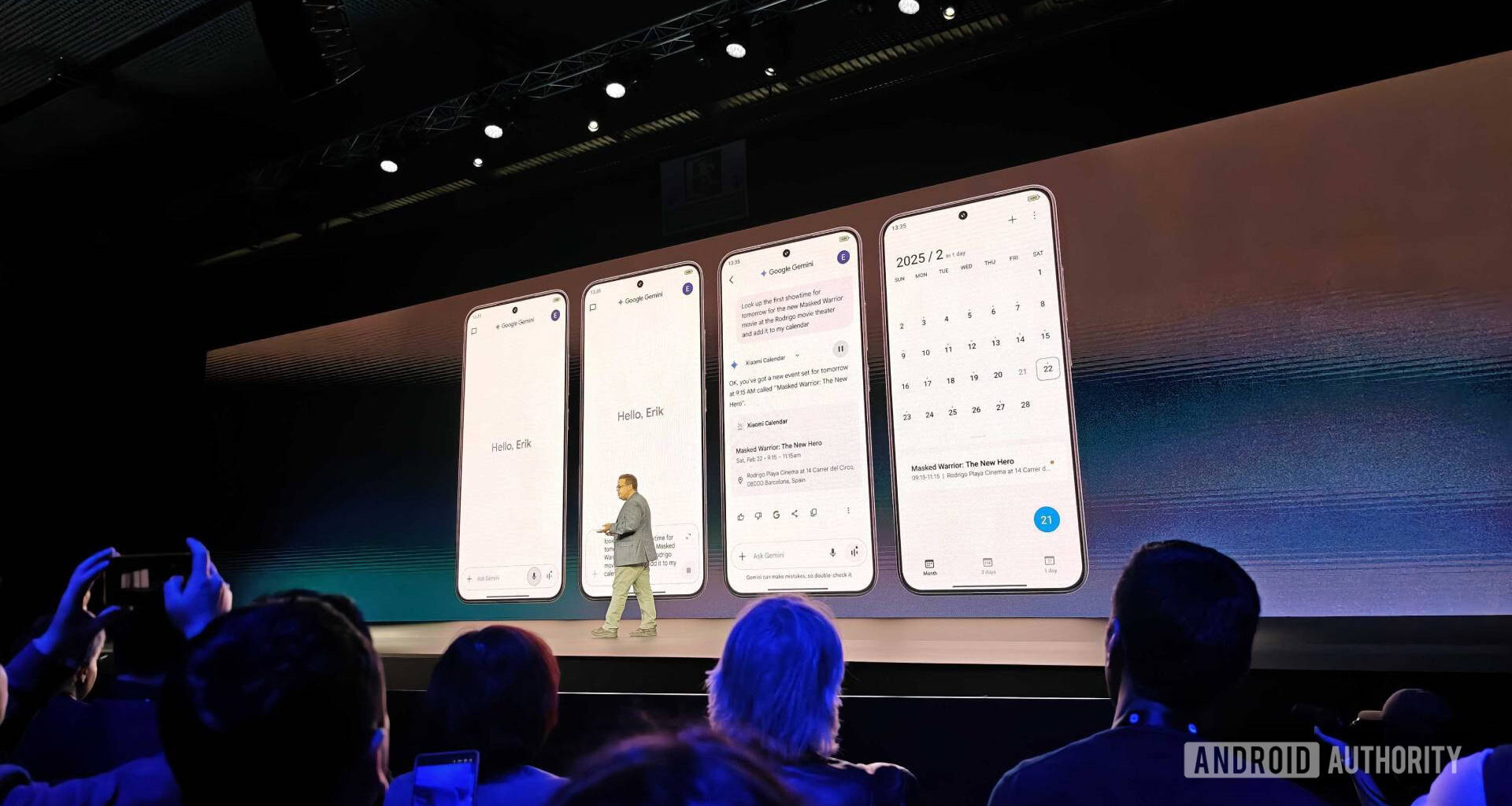 Google Gemini extensions for Xiaomi apps demo MWC