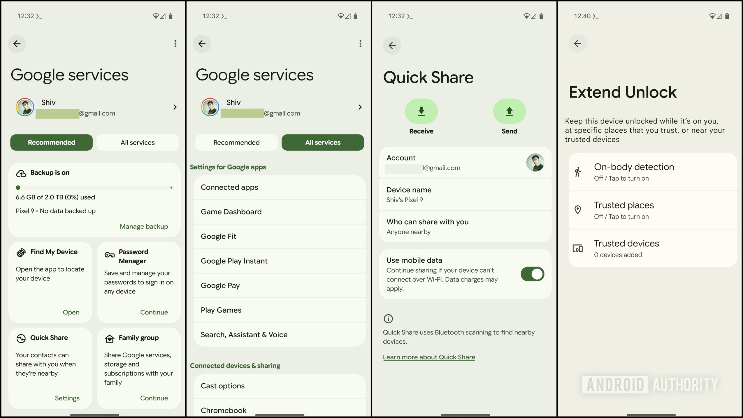 Google Play Services Expressive Settings redesign (2)