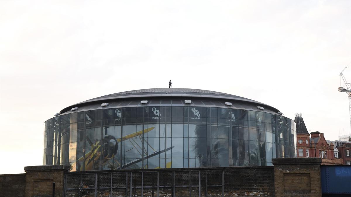 Tom Cruise spotted on roof of London’s BFI IMAX ahead of ‘Mission: Impossible’ release