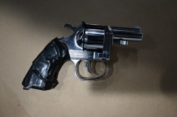 The revolver authorities say Christopher Nolan was armed with when he threatened to shoot police. (Courtesy of the Connecticut Inspector General)