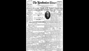 HT This Day: May 8, 1932 -- France in mourning as President M. Doumer succumbs to injuries in hospital | Latest News India