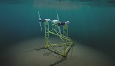 A 3D render of the hydrowing system.