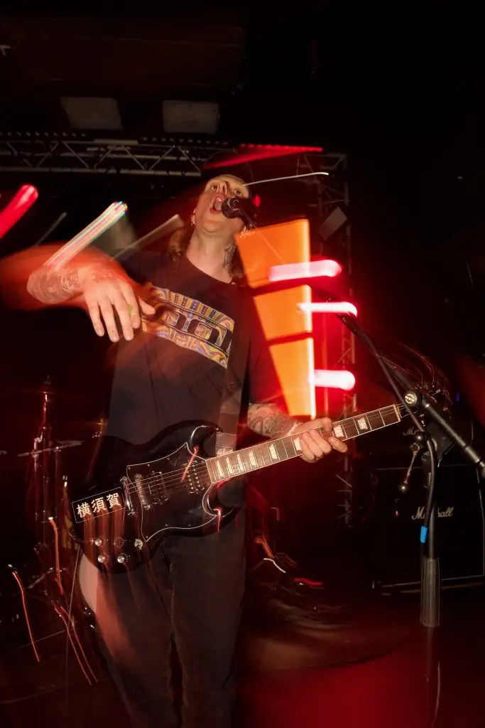 Bodyweb performing at Thekla, Bristol on 8th May 2025