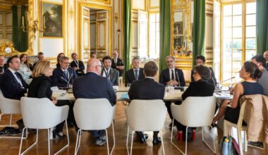 Ted Sarandos Met Emmanuel Macron at 'Choose France' Summit
