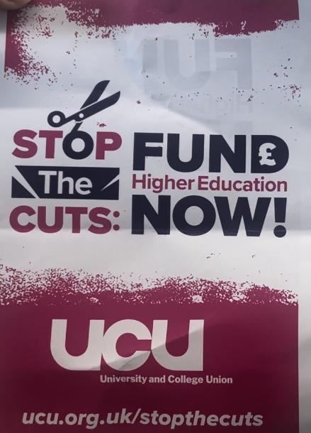 University staff strike amid concerns over cuts to staffing