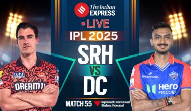 IPL 2025, SRH vs DC Live Cricket Score: Sunrisers Hyderabad host Delhi Capitals in a match that has major implications for top 4 spots.