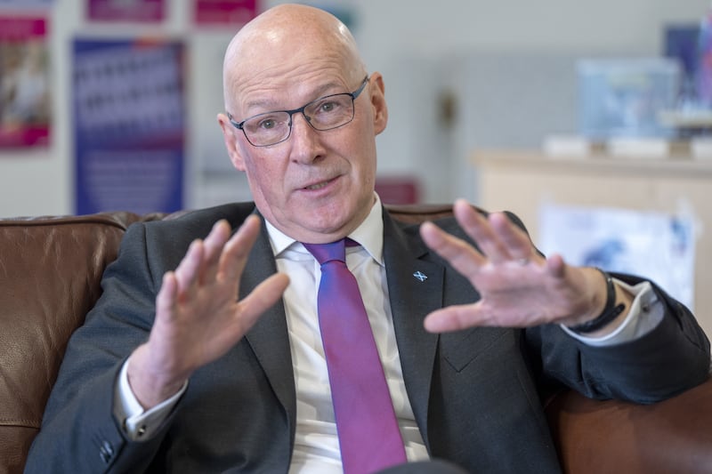 Anas Sarwar said Scots faced a choice: John Swinney or him