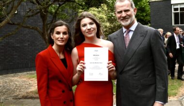 King and Queen of Spain celebrate as Infanta Sofia graduates from prestigious British boarding school - two years after sister Princess Leonor